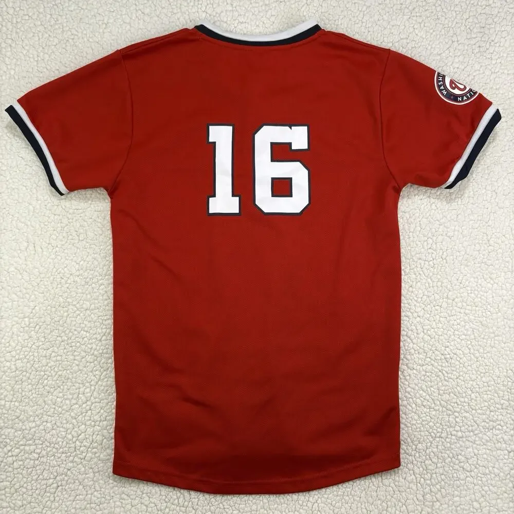 Washington‎ Nationals Youth MLB Franklin #16 Jersey Red Size YL Large